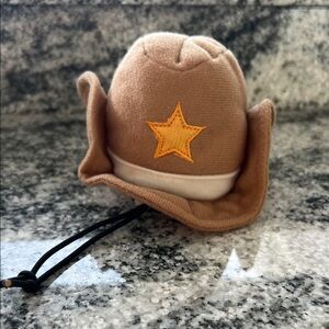 Dog Cowboy Hat with Star Patch